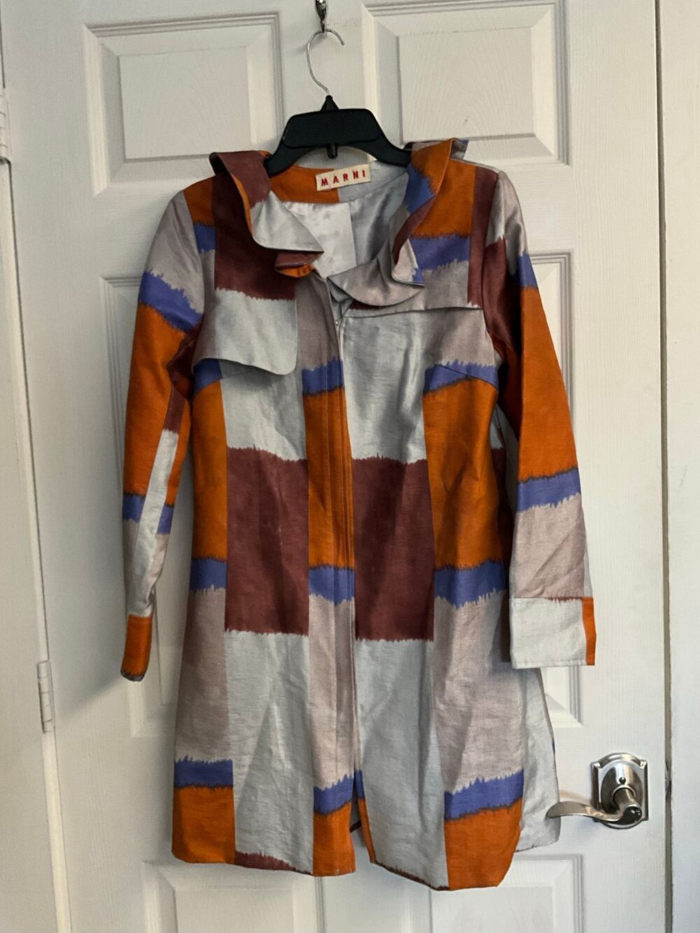 Marni FW 2009 Runway Abstract Print Coat Jacket Archival